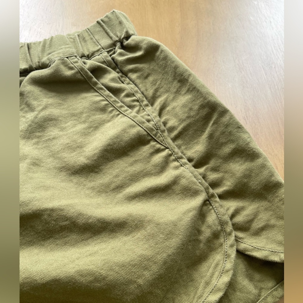 Quince linen and organic cotton shorts - Picture 2 of 5